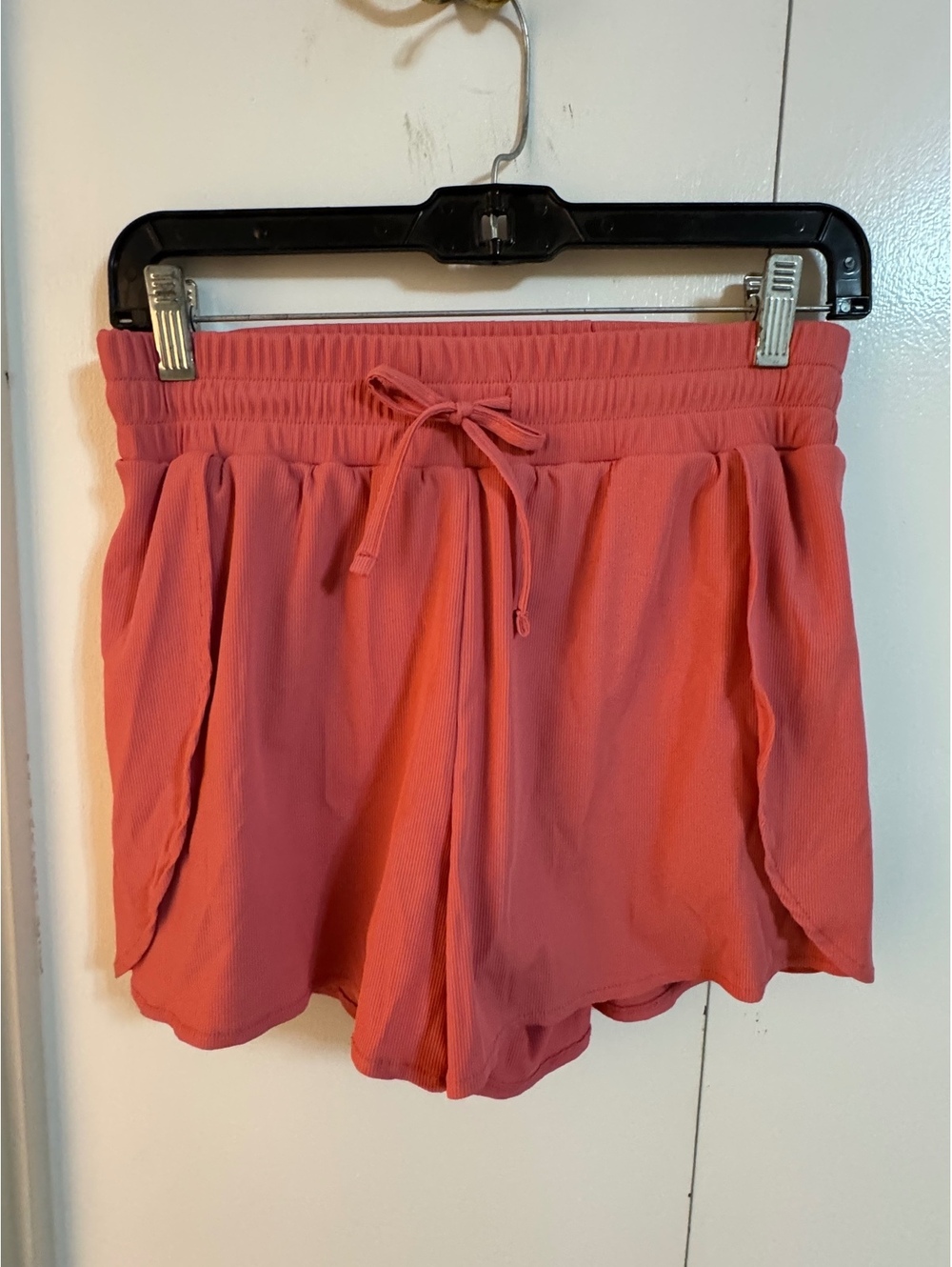 Zella Women's Coral Pink Athletic Skort with Built-in Shorts, Size Small